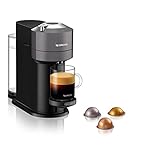 De'Longhi Nespresso Vertuo Next Máquina de Café y Espresso con WIFI y Bluetooth Integrados, Cafetera Automática de Cápsulas con Sistema de Preparación con un Solo Toque, ENV120.GY, Gris