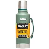 Stanley Classic Legendary Bottle 1.9L Hammertone Green - Botella Termica de Acero Inoxidable - Se Mantiene Caliente o Frío 32 Horas - Termo Cafe Sin BPA - Apto para Lavavajillas