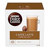 Nescafe Dolce Gusto - Café con Leche - Pack de 3 x 16 Cápsulas - Total: 48 Cápsulas