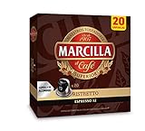 Marcilla Café Ristretto - 200 cápsulas compatibles con máquinas Nespresso*® (10 paquetes de 20 unidades)