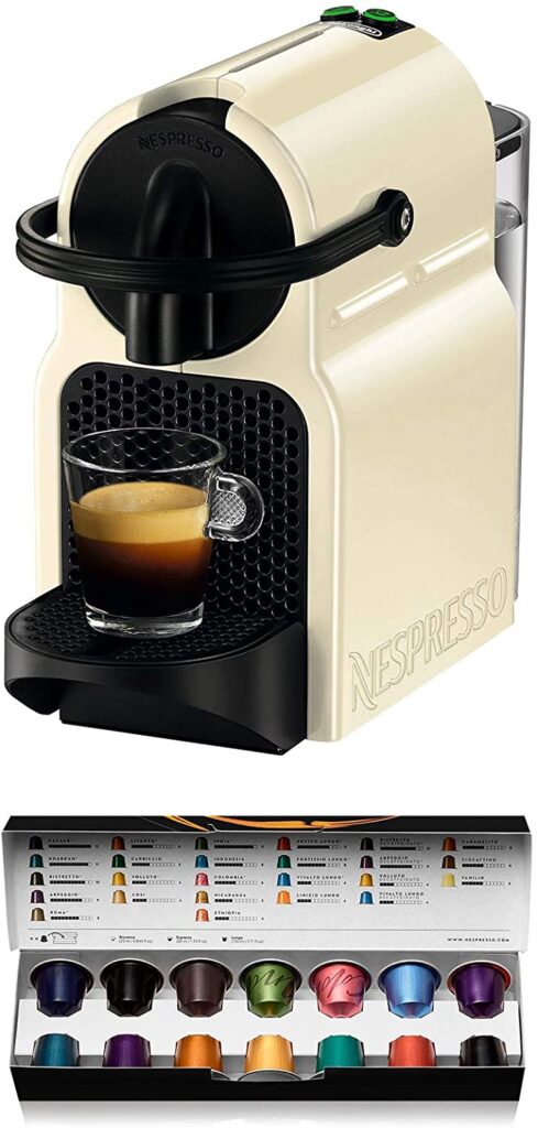 Cafetera Nespresso Amazon más vendida Nespresso De'Longhi Inissia EN80.CW
