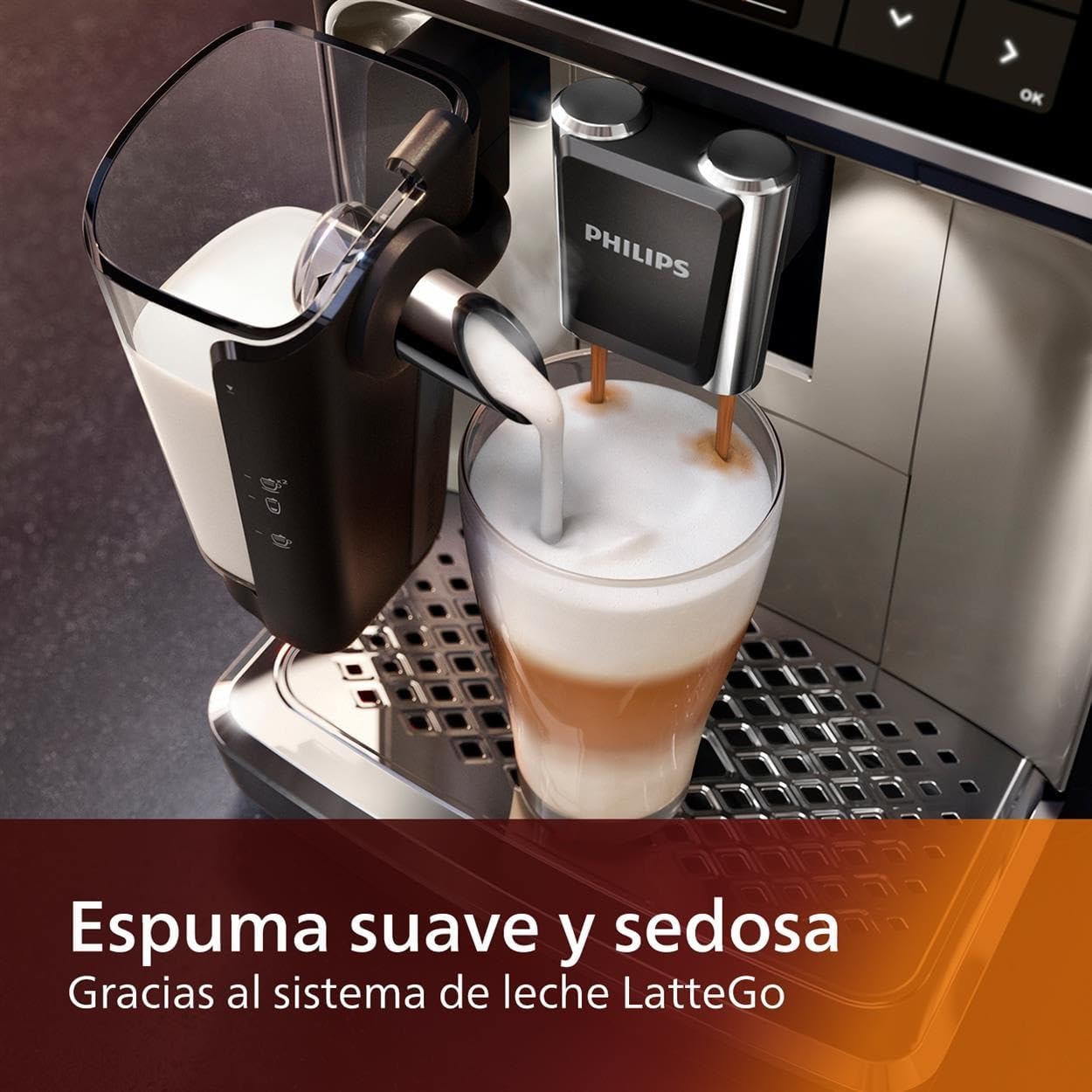 La eficiencia y calidad de la cafetera superautomática Philips Serie 2200 